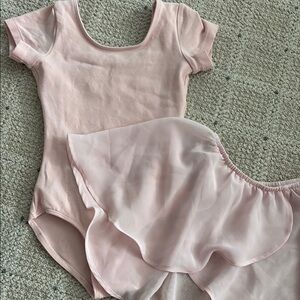 Bloch Soft Pink Dance Leotard with Skirt